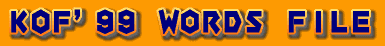 KOF'99̃ZtWł